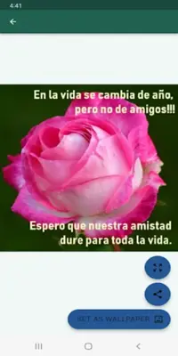 Frases de amor y amistad android App screenshot 4